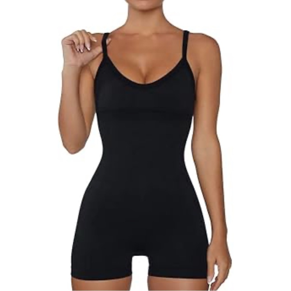 Simple Black Romper